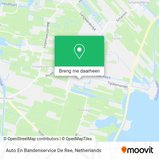 Auto En Bandenservice De Ree kaart