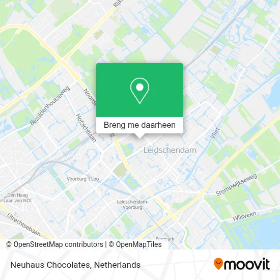 Neuhaus Chocolates kaart