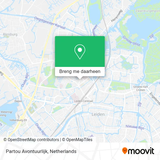 Partou Avontuurlijk kaart