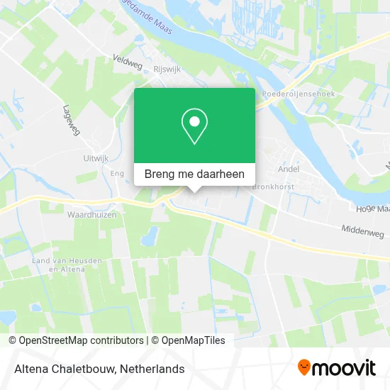 Altena Chaletbouw kaart