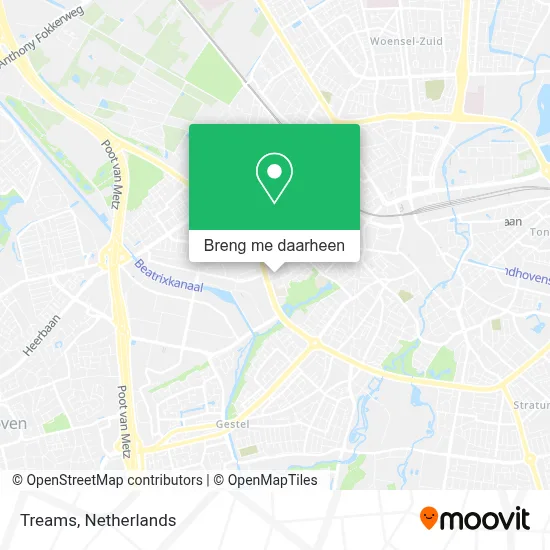 Treams kaart