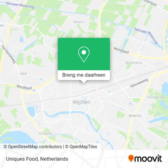 Uniques Food kaart