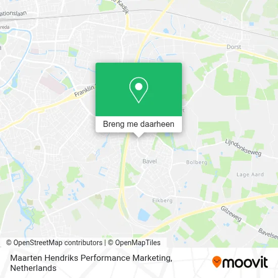 Maarten Hendriks Performance Marketing kaart