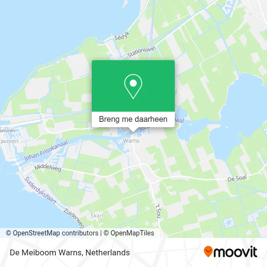 De Meiboom Warns kaart