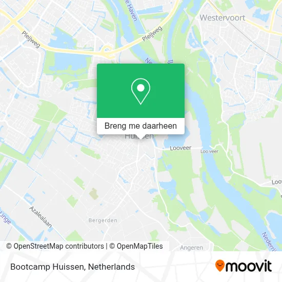 Bootcamp Huissen kaart