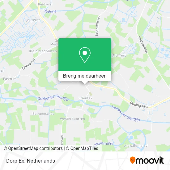 Dorp Ee kaart