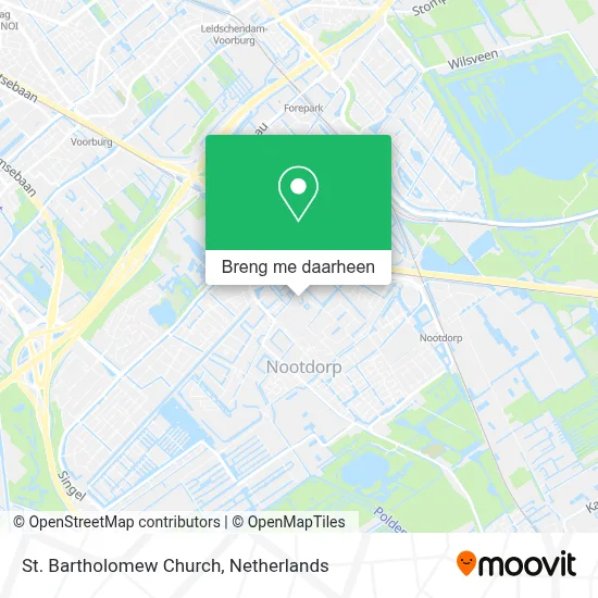 St. Bartholomew Church kaart