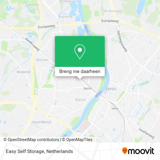 Easy Self Storage kaart