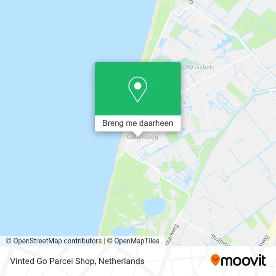 Vinted Go Parcel Shop kaart