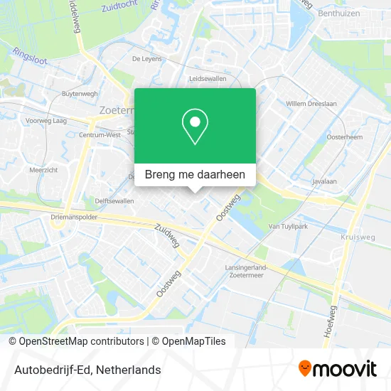 Autobedrijf-Ed kaart