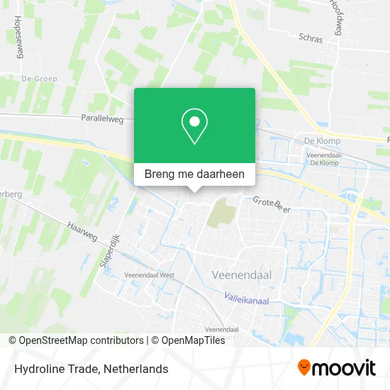 Hydroline Trade kaart