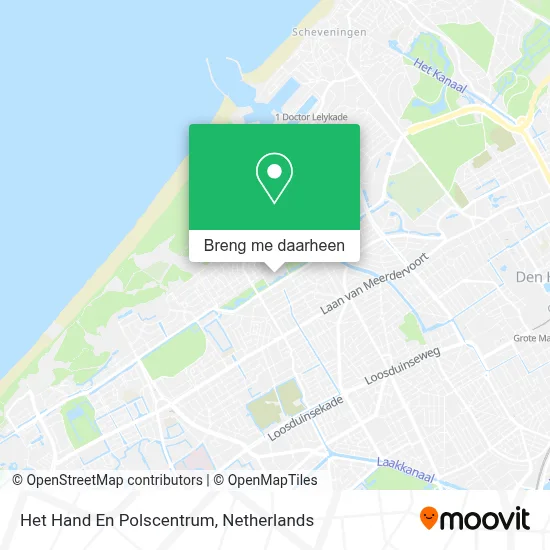 Het Hand En Polscentrum kaart