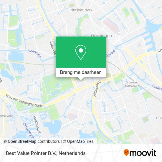 Best Value Pointer B.V. kaart
