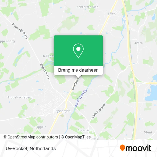 Uv-Rocket kaart