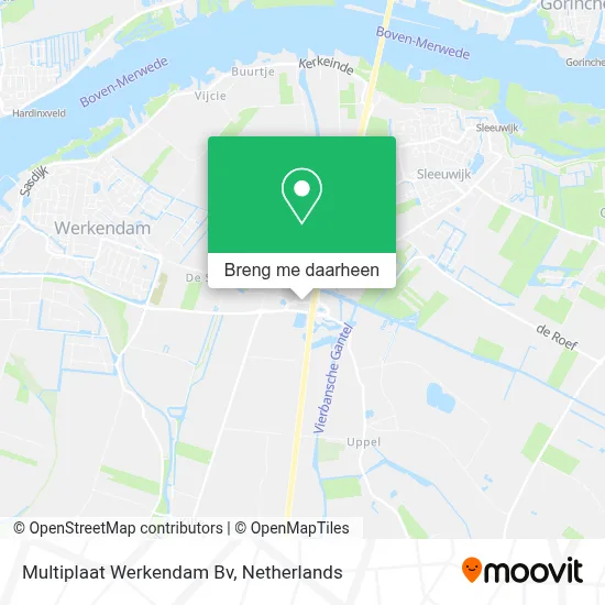 Multiplaat Werkendam Bv kaart