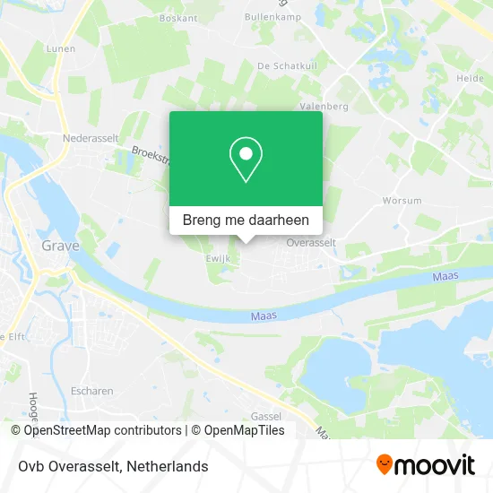 Ovb Overasselt kaart