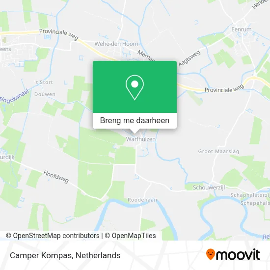 Camper Kompas kaart