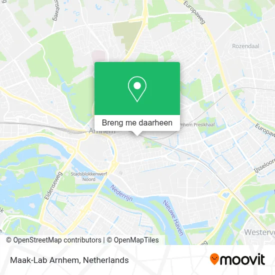 Maak-Lab Arnhem kaart