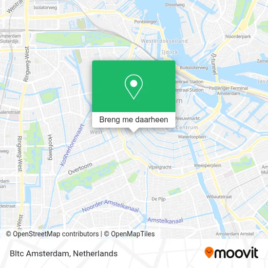 Bltc Amsterdam kaart
