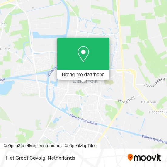 Het Groot Gevolg kaart