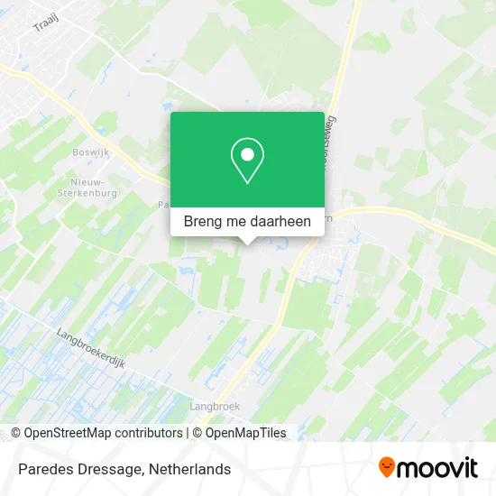 Paredes Dressage kaart