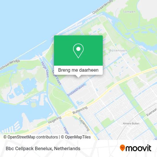 Bbc Cellpack Benelux kaart