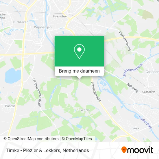 Timke - Plezier & Lekkers kaart