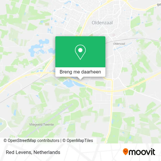 Red Levens kaart