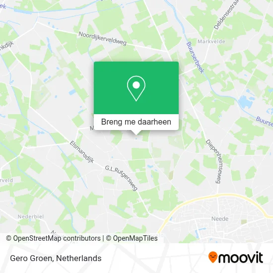 Gero Groen kaart