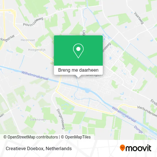 Creatieve Doebox kaart