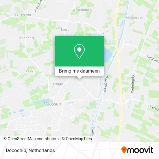 Decochip kaart