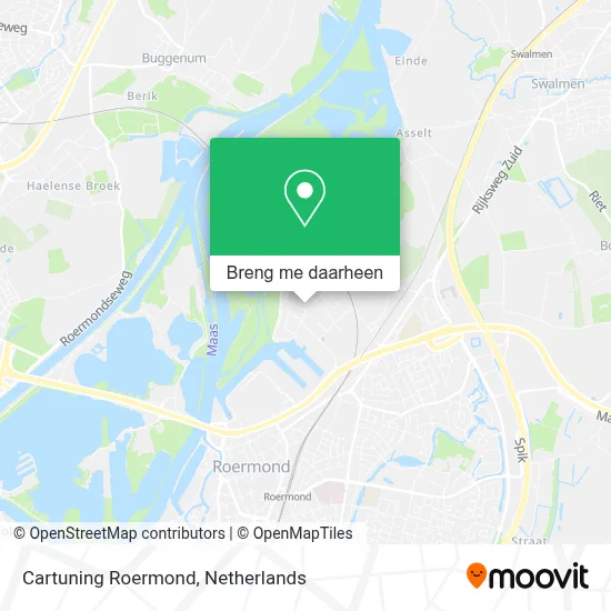 Cartuning Roermond kaart