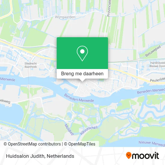 Huidsalon Judith kaart