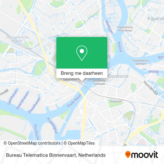 Bureau Telematica Binnenvaart kaart