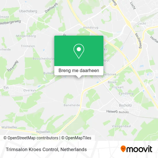 Trimsalon Kroes Control kaart