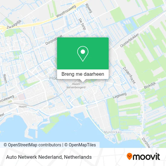 Auto Netwerk Nederland kaart