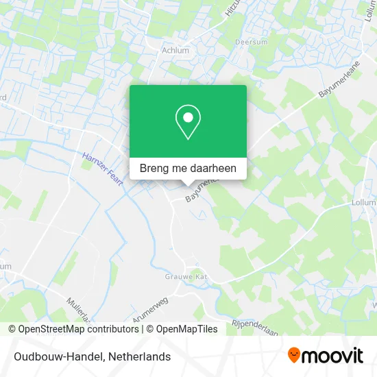 Oudbouw-Handel kaart