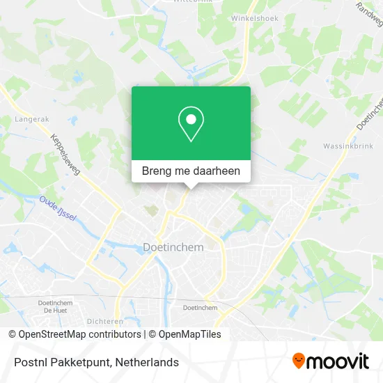 Postnl Pakketpunt kaart