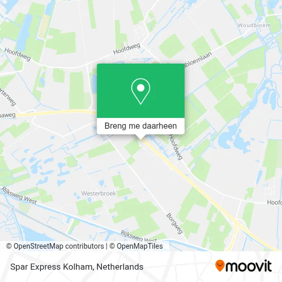 Spar Express Kolham kaart