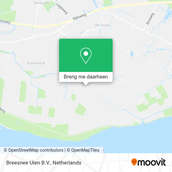 Breesnee Uien B.V. kaart