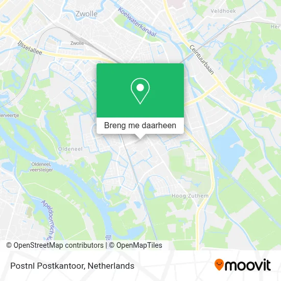 Postnl Postkantoor kaart