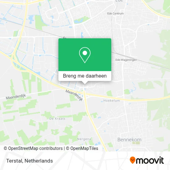 Terstal kaart