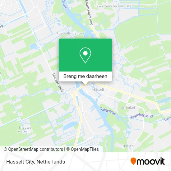 Hasselt City kaart