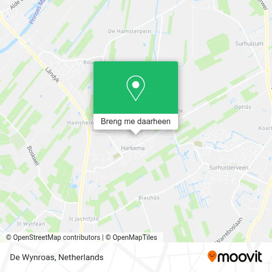 De Wynroas kaart