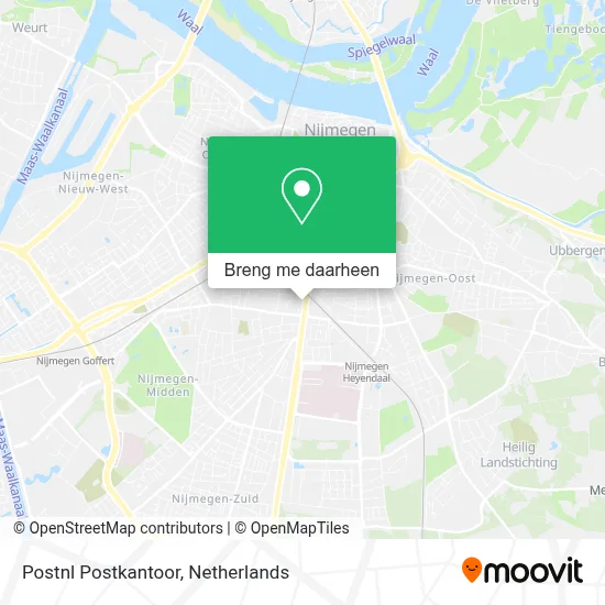Postnl Postkantoor kaart