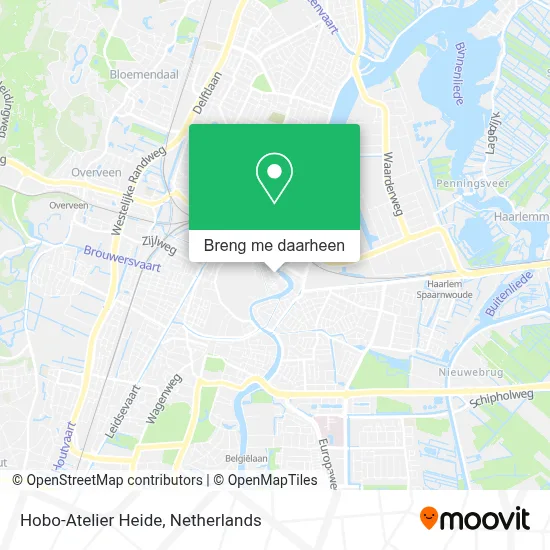 Hobo-Atelier Heide kaart