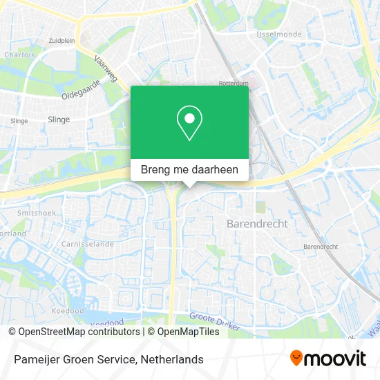 Pameijer Groen Service kaart
