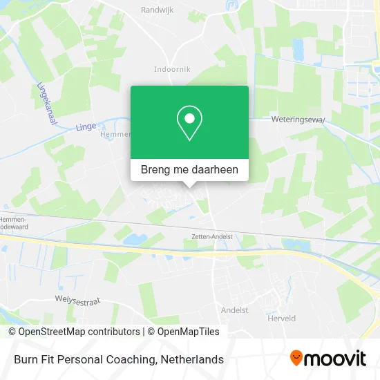 Burn Fit Personal Coaching kaart