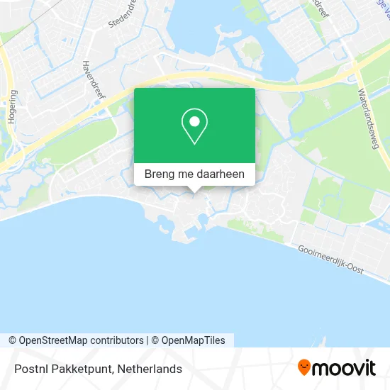 Postnl Pakketpunt kaart
