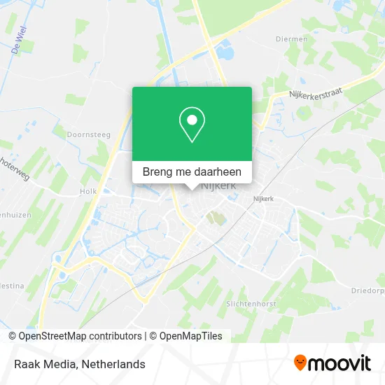 Raak Media kaart